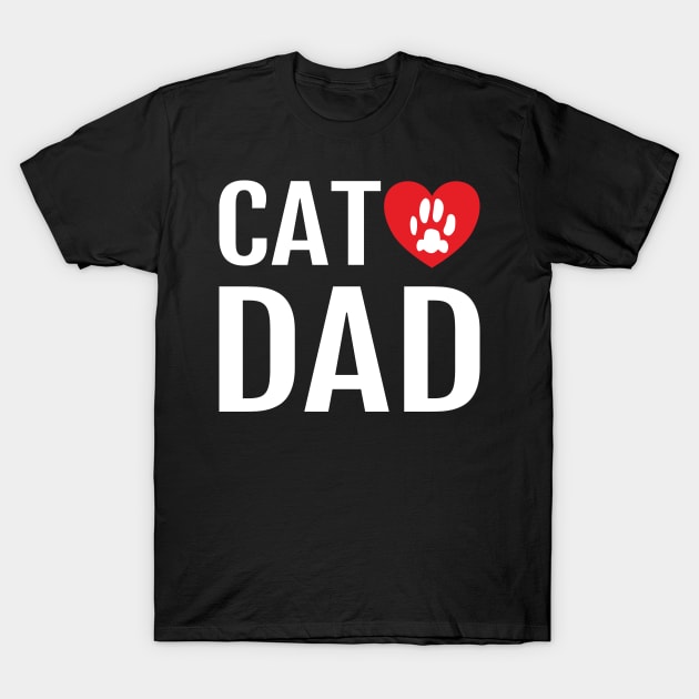 Cat Dad T-Shirt by DPattonPD